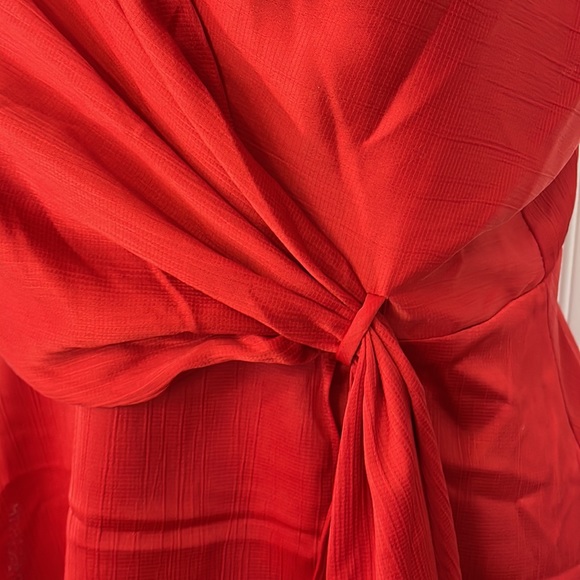 Anthropologie ASTR the Label Red Tina Tie-Waist Satin Cami Medium NWT - Picture 2 of 12